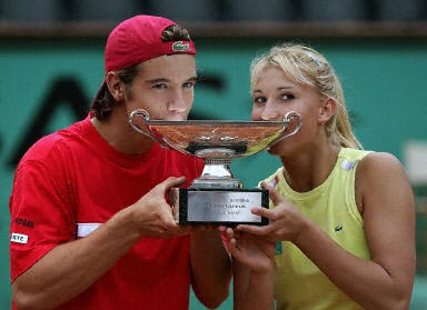 2004年法網混雙奪冠