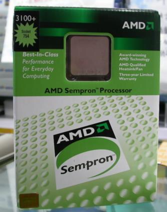 AMD sempron(tm) processor 3100+