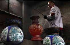 北京工藝品的四大名旦之一：景泰藍