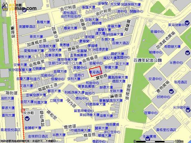粵海酒店地圖