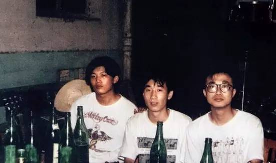 左起郁冬、逯學軍、沈慶。（1991年6月）