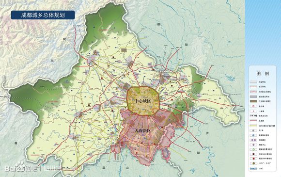 四川省成都天府新區總體規劃(2010—2030)