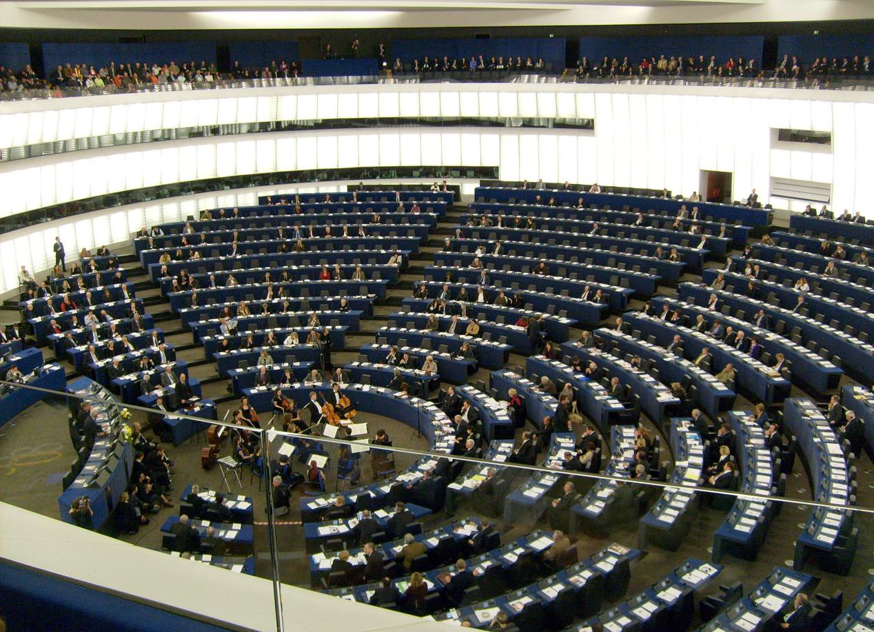 歐洲議會在開會