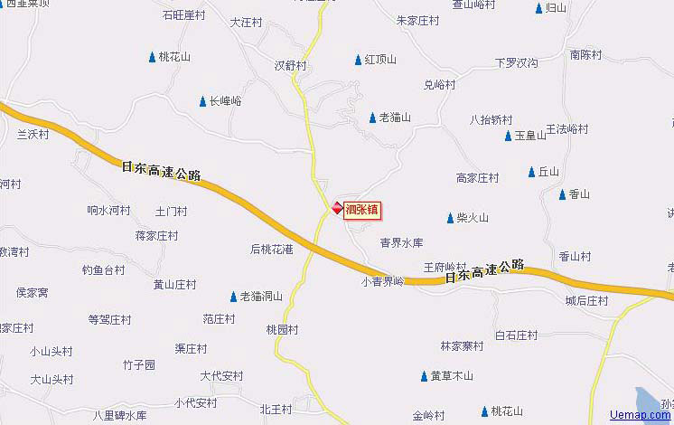 泗張鎮地圖