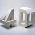 4D字母藝術 4D字母藝術