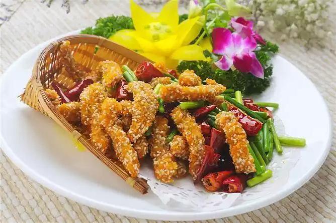 椒麻魚條 椒麻魚條