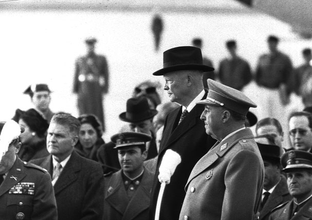 1959年艾森豪和佛朗哥於馬德里會晤