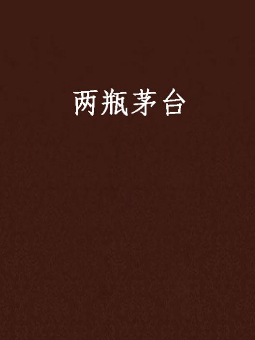 兩瓶茅台 兩瓶茅台