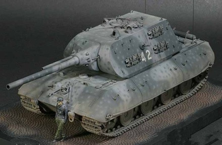 安裝“鼠”式炮塔的E100坦克