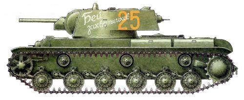 1940年版KV-1，火炮為76mmF-32