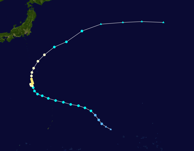 2006年颱風“蘇力”路徑圖