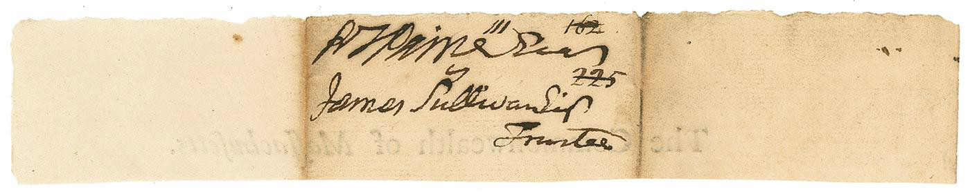 羅伯特·崔特·潘恩簽名 R.T.Paine