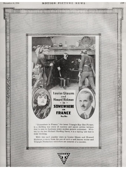 Somewhere in France(美國1916年Charles Giblyn執導的電影) Somewhere in France(美國1916年Charles Giblyn執導的電影)