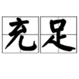充足 充足