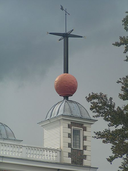 皇家格林尼治天文台頂端的報時球