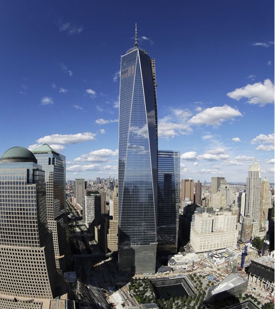 竣工後的紐約新世貿中心一號樓