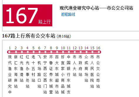 東營公交167路 東營公交167路