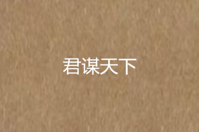 君謀天下 君謀天下