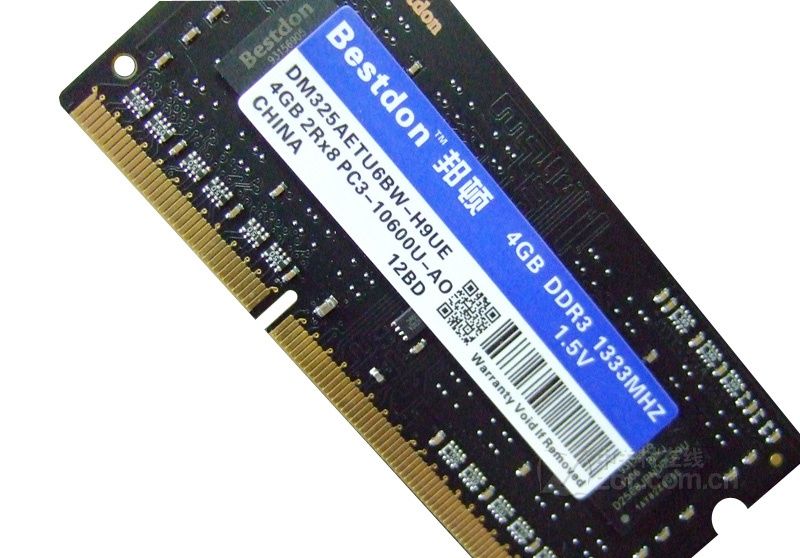 宇瞻4GB DDR3 1333（筆記本）
