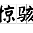 驚駭(漢語辭彙) 驚駭(漢語辭彙)
