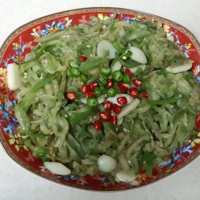 爆炒茄絲 爆炒茄絲