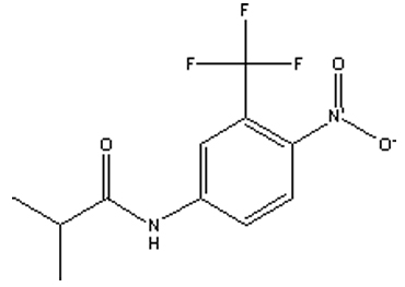圖1 氟他胺分子結構