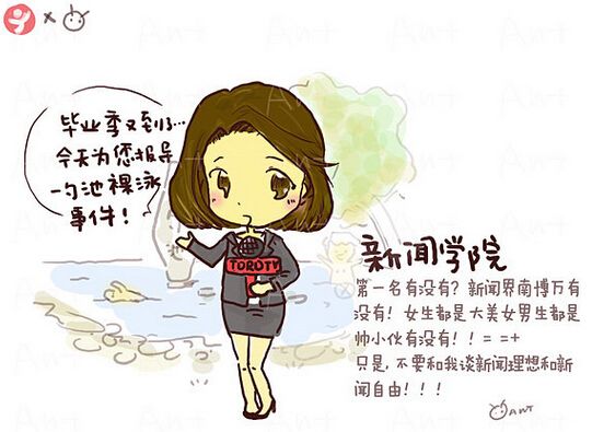 院系擬人圖 院系擬人圖
