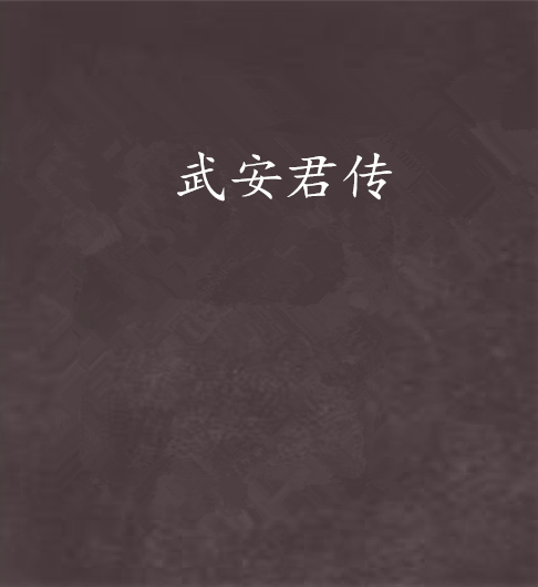 武安君傳 武安君傳