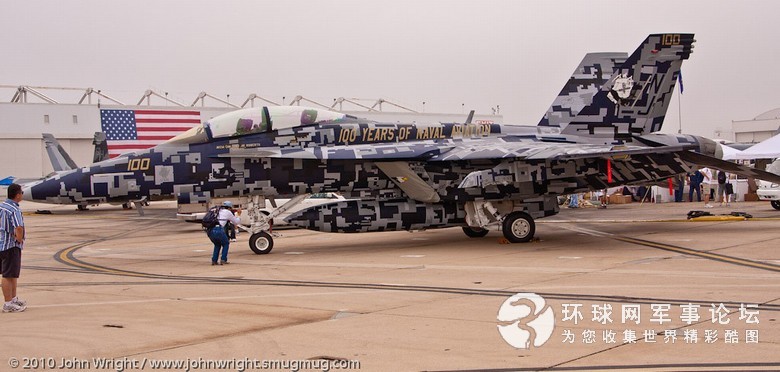 F/A-18F 最近新流行的“數碼迷彩”紀念塗裝