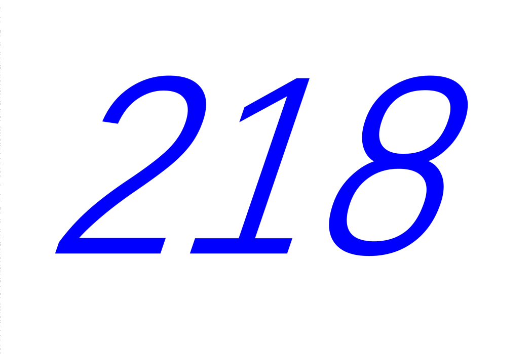 218 218