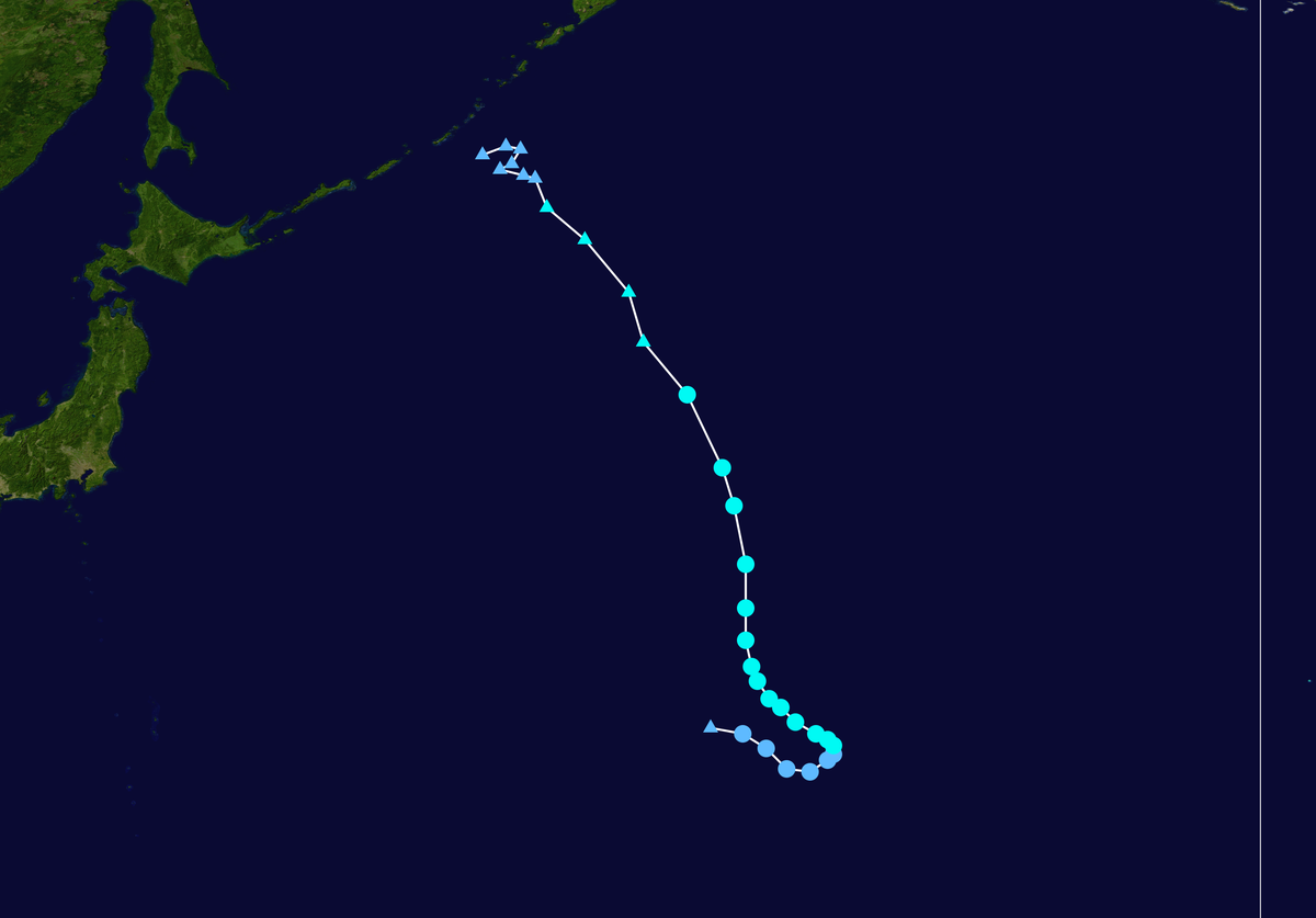 熱帶風暴尼格 路徑圖