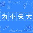 為小失大