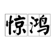 驚鴻(漢語辭彙) 驚鴻(漢語辭彙)