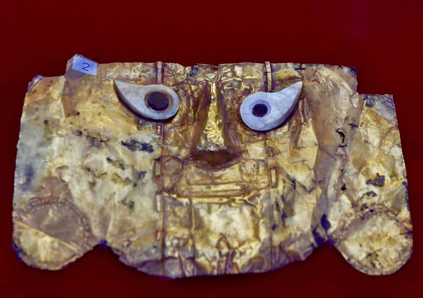 秘魯黃金面具