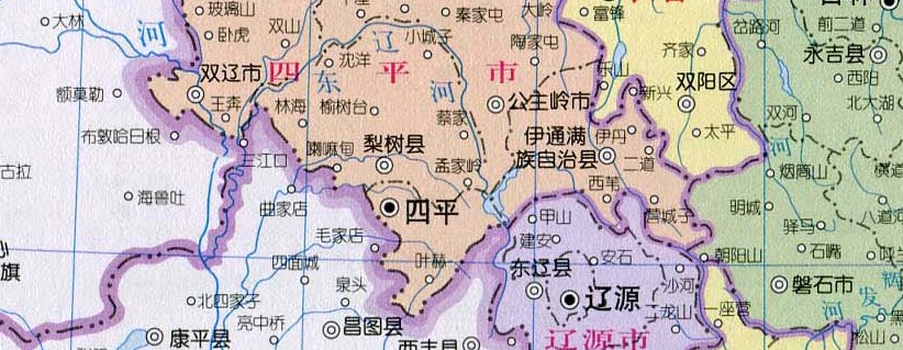 東遼河位置圖