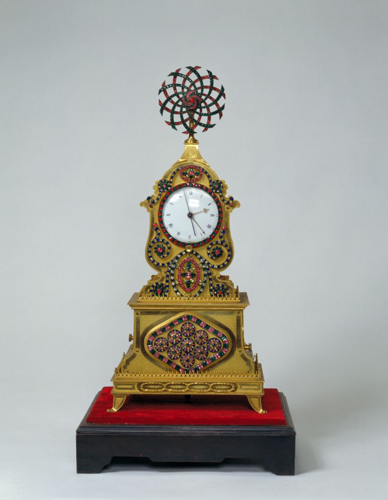 18世紀銅鍍金轉皮球花鐘