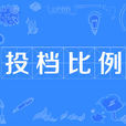 投檔比例 投檔比例