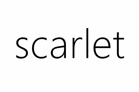 scarlet(英語單詞)