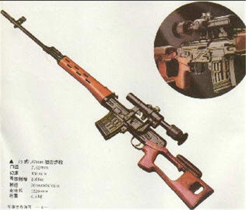 俄羅斯德拉貢諾夫SVD狙擊步槍