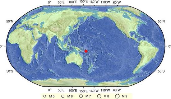 1·10索羅門群島地震