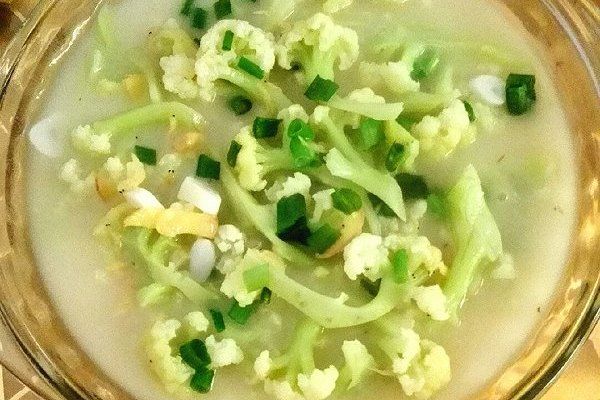 雙色菜花湯 雙色菜花湯