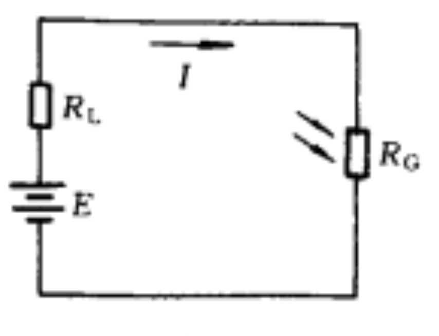 光敏電阻符號和連結
