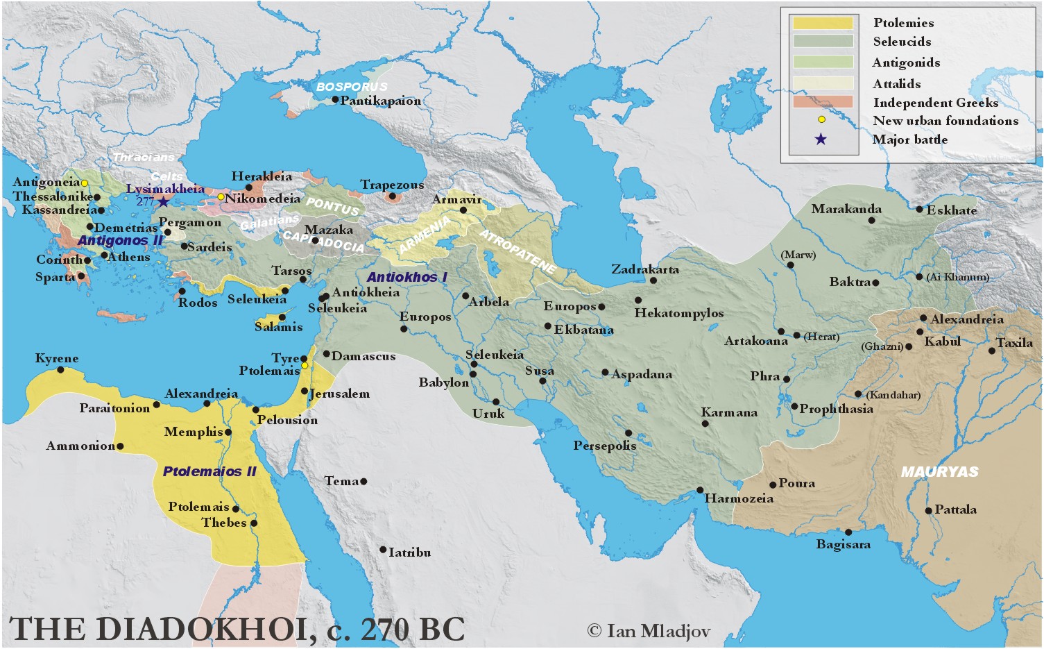 安提柯帝國及其附屬國