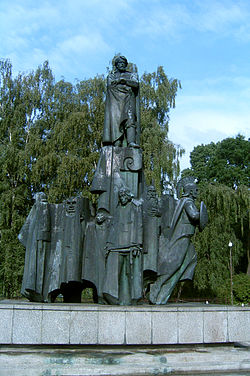 在克拉科夫的紀念碑