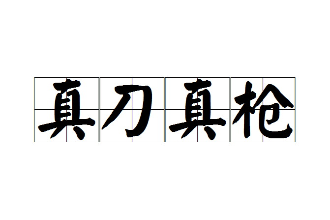 真刀真槍 真刀真槍