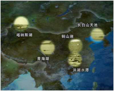 中國水怪主要分布地點