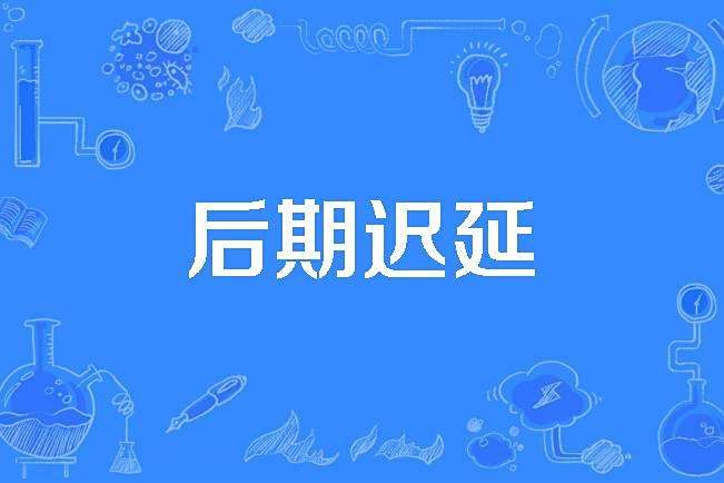 後期遲延 後期遲延