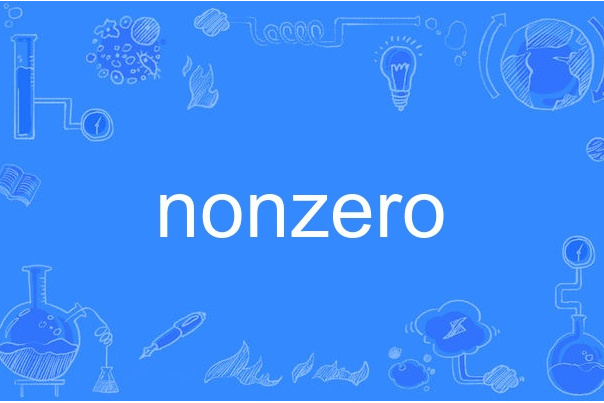nonzero nonzero