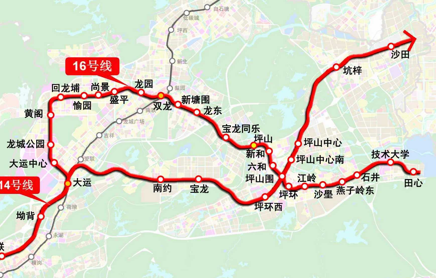 黃閣站(深圳捷運16號線站點)