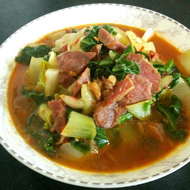 青菜燴牛肉 青菜燴牛肉